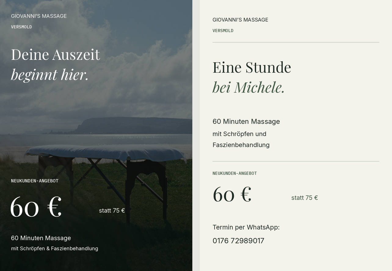 Küstenweite, Vorder- und Rückseite